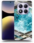 Picasee Husă transparentă din silicon pentru Xiaomi Redmi Note 14 Pro 5G - Blue geometry