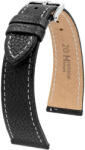 Hirsch Curea din piele neagră Hirsch Bologna M 01802150-2 (piele de vițel) 20 mm