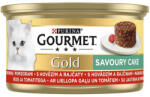 Gourmet Gold macska konzerv savoury marha és paradicsom 12x85g