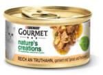 Gourmet Nature's Creations macska konzerv pulyka 12x85g