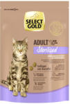 SELECT GOLD Sterilised adult száraz macskaeledel szárnyas&burgonya 300g