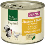 REAL NATURE Original macska konzerv adult pulyka&csirke 6x200g