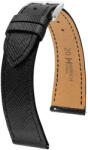 Hirsch Curea din piele neagră Hirsch Giffone L 01875150-2 (piele de vițel) 20 mm