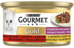 Gourmet Gold macska konzerv duo marha&csirke 12x85g