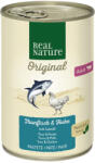 REAL NATURE Original macska konzerv adult tonhal&csirke 6x400g