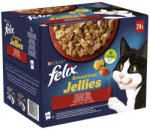FELIX Sensations Jellies macska tasak MP házias válogatás 24x85g