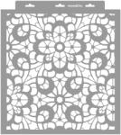 MyWall Csipke 08 stencil - 3D - 38x42 cm nagy