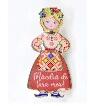 Flippy Martisor Brosa, Jolie, Model Mandra de Tara Mea, Metal Emailat in Culori, Sistem de Prindere cu Ac, Dimensiune 2.5-3 cm, Ambalaj Individual cu Design, Multicolor (teo-134756)