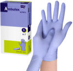 Matopat mănuși din cauciuc nitrilic fără pudră violet S, 100 buc/cutieAMBULEX mănuși din cauciuc nitrilic fără pudră violet S, 100 buc/cutie (MA-144-S000-019)
