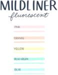 Zebra Mildliner Fluorescent 5db-os kettős végű szövegkiemelő készlet (78105) (78105)
