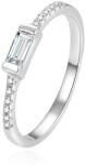 Beneto Minimalistaezüst gyűrű cirkónium kövekkel AGG407 56 mm