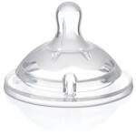CHICCO Natural Feeling szilikon cumisüveg cumizó állítható folyású 4m+ 2 db 2 db