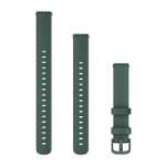 Garmin Lily 2 14mm szilikon óraszíj, jáspis-zöld, zöld csattal (110-175mm) (010-13302-32)