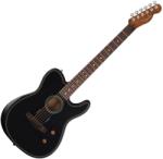 Fender Acoustasonic Standard Telecaster Black Chitară electro-acustică