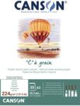 Canson Pad Càgrain Vázlatfüzet A3 224 g White (C400060602)