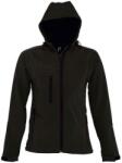 SOL'S Női Replay Soft Shell kabát 2XL fekete