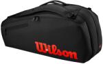 Wilson Clash V3 6PK Racquet Bag Black/Infrared Táska teniszütőhöz