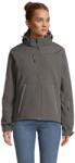 SOL'S Női Rock Padded Soft Shell kabát L barna|szürke