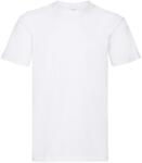 Fruit Of The Loom Unisex felnőtt szuper prémium póló 5XL fehér