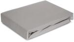 EUROFIRANY Jersey4 pamut gumis lepedő Ezüst 240x220 cm +30 cm