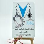 Gravolo Agenda Personalizata Alba pentru Medic (C1460)