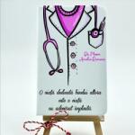 Gravolo Agenda Personalizata pentru Medic Roz (C1459)