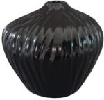 Art Galéria Matt fekete faerezet - váza