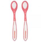  Kikkaboo Boo etetőkanál hőérzékelős szilikon 2db pink (31302040078-56381344)