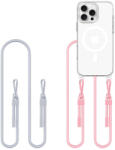Tech-Protect FLEXAIR CHAIN MAGSAFE IPHONE 16 PRO tok, szürke, rózsaszín