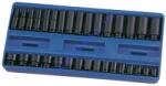 Genius Tools légkulcsfej készlet, metrikus, hosszú és normál, 3/8", 32 darabos (CM-332M)