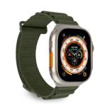 PURO 'EXTREME' poliészter szíj Apple Watch 42-44-45-49mm-hez, sötétzöld