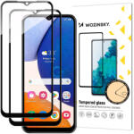 Wozinsky Samsung Galaxy A14 4G/5G Wozinsky Super Durable Full Glue Üvegfólia fekete kerettel 2 db