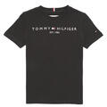 Tommy Hilfiger Rövid ujjú pólók ESSENTIAL TEE S/S Fekete 5 éves