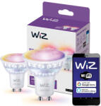 Philips 2x LED izzó GU10 PAR16 4.7W = 50W 2200-6500K + RGB SMART WiFi/Bluetooth WiZ (8720169076723)