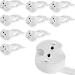 ECO Light Kerámia aljzat Kerámia aljzat LED csatlakozáshoz CUBE G5, 3 MR16 G4 (ECOELE0110)