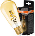 OSRAM LED izzó E27 ST64 4W = 35W 410lm 2400K meleg 300° izzószál OSRAM Vintage 1906 (4099854091377)