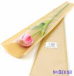  Szálas virág tasak - Kraft-Áttetsző