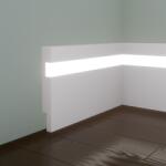Elegance Decor Plinta decorativa din polimer rigid S29 - 11.5x1.8x240 cm (10280ED)