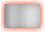 Alcadrain Clapeta de actionare, Alcadrain, Air Light, cu doua volume, iluminare, alunox mat (AIR LIGHT) - klassconfort