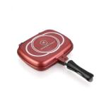 Herenthal Tigaie marmorata dubla 28 cm Herenthal HT-CDF28M Burgundy, antiaderenta