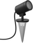 ASTRO LIGHTING spotlámpa Bayville Spike Spot IP65 fekete mag 94cm kábel 2m (1401021)