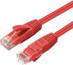 MicroConnect Cablu retea cupru U/UTP, PVC, neecranat, 10M Red (UTP510R)