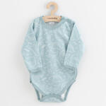 NEW BABY Baba body teljes hosszában patentos New Baby Classic II dino menta