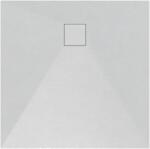 Lavre OLDA Kőhatású Zuhanytálca - Fehér, 80x80 cm (OL-80/80WH) - rent-xgranit