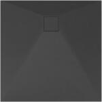 Lavre OLDA Kőhatású Zuhanytálca - Fekete, 90x90 cm (OL-90/90BK)