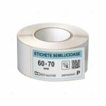 LabelLife Rola etichete autoadezive semilucioase 60x70 mm, adeziv permanent, 650 etichete rola (ER07R60X70CA)