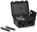 VONYX VMA106 6-csatornás keverő + ABS rack láda + 2 UHF kézi mikrofon