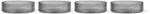 Ferm Living set de boluri Ripple Serving Bowls 4-pack 99KK-KBU71E_90X (1104266336) Castron