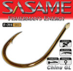 SASAME Chinu lapkás pontyozó horog - Gold - 6