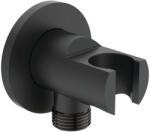 Ideal Standard Idealrain - Zuhanytartó csatlakozóval, fekete BC807XG (BC807XG)